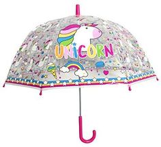 an umbrella with the word unicorn on it