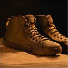 Grunt Style is proud to partner up with Altama (the leading manufacturer of Mil-Spec boots for the US Department of Defense) to bring you these Maritime Limited Edition Lace-Up Mid Boots! They are designed to be capable of maneuvering through any terrain and are breathable, lightweight, durable, and offer a comfortable fit. Slip-resistant bottom Mid height offers additional ankle support Built for all tactical water operations Air mesh linings help wick away sweat and moisture quickly Full-lengt Black Coyote, Mil Spec, Grunt Style, Mid Boots, Ankle Support, Comfort Fit, Lace Up, Boots, Lace