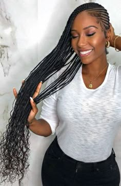 60 Sexy Goddess Braids Hairstyles For 2022 - The Trend Spotter Natte Coller, Rasta Hairstyles, Lemonade Braids Hairstyles, Lemonade Braids, Afro Braids, Blonde Box Braids, Peekaboo Hair, Braiding Styles