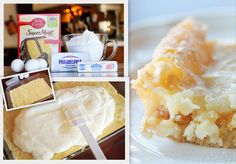 there are pictures of different pastries and desserts