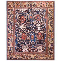 19th Century Persian Ziegler Sultanabad Carpet ( 10'8" x 13'3" - 325 x 404 ) Sultanabad Rug, Rugs And Carpet, Persian Rug, Rugs On Carpet, Persian, 19th Century, Doll House, Carpet, Rug