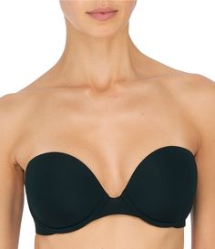 From Natori&#x2C; this bra features:Minimal strapless contour underwire braSuper soft fabric has a smooth finish that disappears under your clothesSoft foam pads with plush liner for great shape and supportClean finish open necklineSilicone grip on 2-ply for a stay put fitFully adjustable&#x2C; removable strapsHook-and-eye back closureNylon/spandex/polyesterHand wash/line dryImported. Elegant Tube Top With Bra-friendly Underwire, Fitted Sweetheart Neckline Bra-friendly Tube Top, Seamless Contoured Underwire Bra, Luxury Strapless Intimates With Built-in Bra, Affordable Strapless Intimates With Built-in Bra, Bra Items, Underwire Bra, Soft Fabrics, Latest Trends