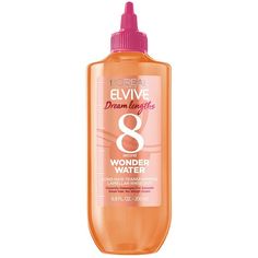 L'Oreal Paris Elvive Dream Lengths 8 Second Wonder Water Detangling Lamellar Features Moisturizing Hair Treatment: 8 Second Wonder Water Lamellar Hair Treatment is the new generation of premium hair treatment; This liquid rinse out formula visibly transforms hair from the first use 8 Seconds to Silkier, Shinier Hair: Upon contact with wet hair, this treatment works in just 8 seconds to visibly transform hair in a single use; Damaged hair feels healthy, shiny, and silky Long Hair Goals: Save that Loreal Wonder Water, 2024 Manifestation, 8 Seconds, House Building, Scalp Care, Sleek Hairstyles, Scalp Massage, Blonde Bombshell, Fire Nails