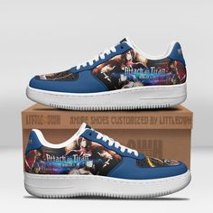 Mikasa Ackerman Af Sneakers Custom Attack On Titan Anime Shoes Lightweight construction with breathable mesh fabric provides a comfortable and flawless fit. Af Shoes, Air Force Shoes, Titans Anime, Anime Shoes, Titan Anime, Mikasa Ackerman, Anime Gifts, Trendy Sneakers, Air Force Sneakers