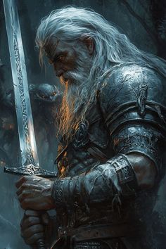 Odin Norse Mythology, Raven King, Fantasy Pictures, Norse Mythology, The Witcher, Fantasy Character Design, Dark Fantasy, Photo Art, Elf