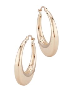 Bloomingdale's Hoop Earrings in 14K Rose Gold - 100% Exclusive Oval Rose Gold Hoop Earrings For Formal Occasions, Rose Gold Oval Hoop Earrings For Formal Occasions, Formal Oval Rose Gold Hoop Earrings, Elegant Pink Gold Hoop Earrings, Hallmarked Rose Gold Hoop Earrings, Rose Gold Hoop Earrings With Shiny Finish, Rose Gold Hoop Earrings Shiny Finish, Rose Gold Polished Finish Hoop Earrings For Formal Occasions, Rose Gold Polished Hoop Earrings For Formal Events