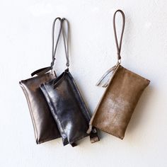 rough alchemy + wolf Hobo Packs, Edc Wallet, Etsy Boutique, Wristlet Clutch, Leather Wristlet, Evening Clutch, Nubuck Leather, Leather Pouch, Clutch Wallet