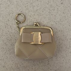 Brand New, Never Used. Ferragamo-Like! Width Is Approx 3.5 Inches, Height Is 3 Inches, Opening Is 3 Inches Coin Purse, Coin, Purse, Women Accessories, Brand New, Gold, Women Shopping, Color