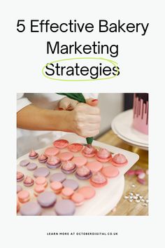 the cover of 5 effective bakery marketing strategies