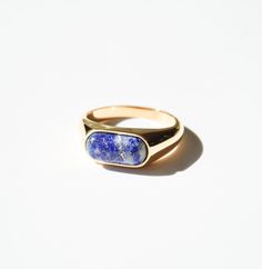 LAPIS LAZULI RING ∙ UNISEX Lapis lazuli symbolizes wisdom, truth, and inner peace. This striking blue gemstone is set in a gleaming gold band, blending wisdom with luxury for an unmissable statement piece. ✓ 18K Gold Plated & 316L Stainless Steel ✓ Water, Heat, Sweat Resistant ✓ Hypoallergenic (No Green Skin) PERFECT GIFT: An ideal choice for a thoughtful gift - be it for a loved one or as a treat for yourself. ✨ EXPLORE MORE: https://easyjewl.etsy.com GRATEFUL FOR YOUR SUPPORT: We are honored t Chunky Gemstone Ring, Lapis Lazuli Ring Gold, Jewelry Chunky, Chunky Ring, Lapis Lazuli Ring, Chunky Rings, Bridal Gift, 18k Gold Ring, Ring Gemstone