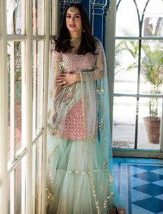 Hindi Clothes, Shadi Makeup, Sharara Outfits, Lehenga Inspiration, Indian Party Wear