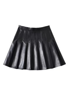 Goodnight Macaroon 'Katie' High Waist Pleated Leather Skirt (3 Colors) Faux Leather PU Material Pleated Zipper Closure Skort Measurements: S - Waist 62cm, Length 39cm M - Waist 66cm, Length 40cm L - Waist 70cm, Length 41cm Machine cold and gentle cycle or hand wash cold Lay flat to dry Do not tumble dry Do not iron If you are unsure or need assistance selecting the proper size or color, please contact our Customer Services team and they'll be more than happy to help. Fitted Pleated Faux Leather Bottoms, Fitted Faux Leather Pleated Bottoms, Fitted Faux Leather Pleated Skirt For Fall, Trendy Pleated Faux Leather Skirt, Casual Pleated Faux Leather Skirt, Pleated Faux Leather Mini Skirt For Parties, Chic Fitted Faux Leather Pleated Skirt, Luxury Knee-length Lined Pleated Skirt, Black Leather Skirt Pleated