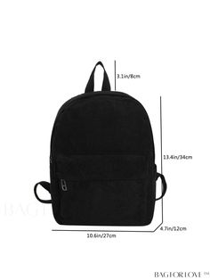 BagForLove - Versatile Corduroy Backpack - Stylish and Functional Product Description Color Black Composition 100% Polyester Bag Size Medium Pattern Type Plain Material Polyester Closure Type Zipper Type Classic Backpack Size Chart INCH CM Handle Height Strap Length Bag Height Bag Width Bag Length 3.1 inch 33.1 inch 13.4 inch 4.7 inch 10.6 inch Handle Height Strap Length Bag Height Bag Width Bag Length 8 cm 84 cm 34 cm 12 cm 27 cm Details Pictures Similar Products h2 { text-align: center; } /* æ¢è¡ */ li{ white-space: normal; word-break: break-all; word-wrap: break-word; } .red-box { width: 100%; display: flex; flex-direction: row; flex-wrap: wrap; justify-content: center; } .red-box > div { width: 190px; height: 250px; margin: 10px; } .red-box > div > a > img { width: 190px; height: 250 Corduroy Travel Bag For Back To School, Casual Corduroy School Backpack, Corduroy Travel Backpack, Corduroy Backpack For Daily Use And Back To School, Back To School Corduroy Backpack For Daily Use, Back To School Corduroy Backpack, Back To School Corduroy Bags, Corduroy Backpack For Everyday Use, Corduroy Everyday Backpack