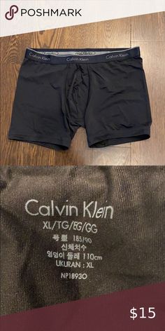 Calvin Klein NEW Microfiber Stretch Boxer Brief New no tag or box never worn please appreciate my offer no offers on any boxers, socks, undershirts. Poshmark takes 20% tia   Calvin Klein Microfiber Stretch Boxer Brief - Black - XL - NP18930 Calvin Klein Underwear & Socks Boxer Briefs Black Cotton Boxer Briefs For Workout, Casual Black Boxer Briefs With Letter Print, Black Compression Bottoms With Anti-odor, Stretch Black Boxer Briefs With Letter Print, Black Compression Anti-odor Bottoms, Casual Anti-odor Black Boxer Briefs, Calvin Klein Fitted Boxer Briefs For Sports, Calvin Klein Stretch Boxer Briefs, Casual Black Anti-odor Boxer Briefs