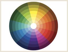 a circular color wheel with different colors