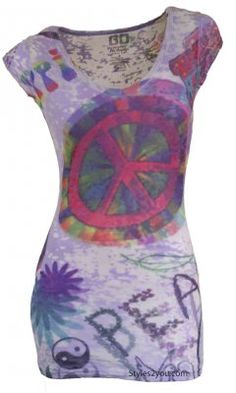 Random Sketches Of Peace In Lavender Hippie Multicolor T-shirt For Spring, Fitted Purple T-shirt For Spring, Stretch Multicolor T-shirt For Summer, Summer Multicolor Stretch T-shirt, Multicolor Hippie Short Sleeve Top, Trendy Purple Stretch T-shirt, Trendy Stretch Purple T-shirt, Multicolor Short Sleeve Hippie Tops, Colorful Hippie Tops For Spring