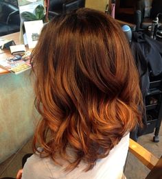 Latte Hair, Pumpkin Spice Hair, Red Hair Looks, Auburn Balayage, Hair Color Guide, Copper Red Hair, Model Fitness, Copper Hair Color