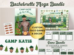 the camp kate mega bundle includes games and activities