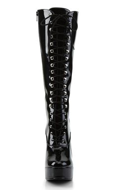 The Electra-2020s are the ultimate platform shoes from Pleaser! Step into these boots and be the baddie that you are! HEEL/PLATFORM : 5" Heel, 1 1/2" PFFIT GUIDE : True to sizeVEGAN : Yes Black Gothic Platform Boots With Reinforced Heel, Gothic Black Platform Boots With Reinforced Heel, Trendy Black High Cut Platform Boots, Fitted High-top Punk Platform Boots, Punk High-top Fitted Platform Boots, Punk Style Fitted High-top Platform Boots, Black Platform Boots For Streetwear, Gothic Fitted Platform Boots, Fitted Punk Style Platform Boots