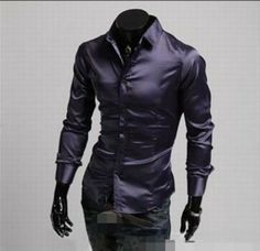 Free & Fast shipping 100% Satisfaction guarantee 30 Days Money Back 100% DELIVERED & TRACKED lowest price guranteed on all orders top quality Your Best Choice & 5 STAR SERVICE Luxury Men Satin Slim Fit Imitated Silk Long Sleeve Shirts Casual Blouses New B DESCRIPTION Brand Unbranded Size M-2XL Size Type Regular Sleeve Length Long Sleeve Style Basic Chest Size 37-41 in Closure Button Country/Region of Manufacture China Department Men Distressed No Fit Slim Garment Care Machine Washable Graphic Pr Fitted Purple Business Top, Slim Fit Wedding Dresses, Wedding Dress Shirt, Silky Shirt, Silk Shirt Dress, Casual Long Sleeve Shirts, Fitted Wedding Dress, Tuxedo Shirts, Black Tuxedo