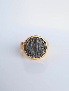 Gurhan 24K Gold Byzantine coin Ring   | eBay Byzantine Rings, Ancient Jewels, Coin Design, Coin Ring, Fabulous Jewelry, Special Gifts, Jewelry Box, Gold Rings, Coin