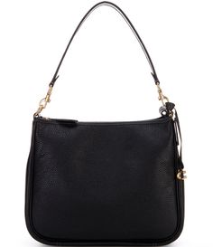 From COACH&#x2C; the Cary Pebbled Leather Shoulder Bag features:Soft pebble leatherZip-top closureFabric liningInside snap and multifunction pocketsOutside zip pocketDetachable handleDetachable strap for shoulder or crossbody wearApprox. 13.25" L x 10.75" H x 5" W bag; 9" handle drop; 21.5" strap dropImported. Pebbled Leather Bag With Zipper Closure, Formal Crossbody Shoulder Bag With Pebbled Texture, Chic Formal Shoulder Bag With Pebbled Texture, Elegant Crossbody Bag With Pebbled Texture, Elegant Evening Bag With Pebbled Texture, Elegant Pebbled Texture Shoulder Bag For Formal Occasions, Coach Leather Hobo Bag With Zipper Closure, Chic Shoulder Bag With Pebbled Texture For Work, Chic Shoulder Bag For Workwear With Pebbled Texture