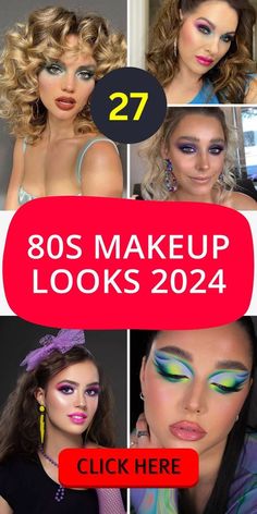 80s Madonna Hair, 80s Makeup Halloween, 80s Makeup For Hooded Eyes, 80s Disco Hair, 80s Glam Makeup Looks, 1980s Makeup Tutorial, 80s Eye Makeup Tutorial, 80s Eyeshadow Looks