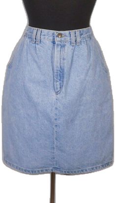 90s High Waist Denim Skirt, 90s Style Summer Denim Mini Skirt, 90s Style Denim Blue Skirt For Summer, 90s Style Fitted Medium Wash Denim Skirt, 90s Style Fitted Denim Skirt In Medium Wash, 90s Style High Waist Cotton Denim Skirt, Blue Denim Skirt Summer 90s Style, 90s High Waist Cotton Denim Skirt, Summer Retro Short Denim Skirt