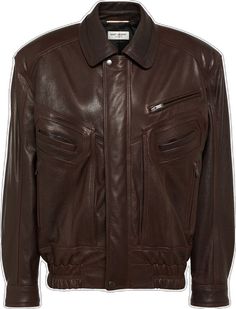 Parisian Aesthetic, Aesthetic Shop, Saint Laurent, Leather Jacket, Leather