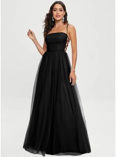 JJ's House Prom Dresses (287138) | JJ's House Long Black Graduation Dress, Simple A Line Prom Dresses, Black Floor Length Dress Formal, Semi Formal Dresses For Teens, Black Prom Dress Ball Gown, Square Neckline Wedding Dress, Black A Line Dress, Black Graduation Dress, Farewell Dresses