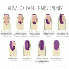 How to paint evenly How To Paint Nails, Nail Painting Tips, Pedicure Tips, Paint Nails, Nail Techniques, Gel Nail Tips, Makijaż Smokey Eye, Manicure At Home