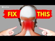 a woman with her hands on the back of her head, showing how to fix this