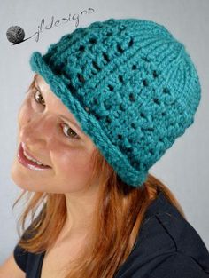 Cloche Back View Hats Patterns Free, Cloche Pattern, Slouch Hat Crochet Pattern, Beanie Hat Crochet Pattern, Loom Knitting Pattern, Knit Loom, Loom Hats, Loom Knitting Tutorial, Loom Knit Hat