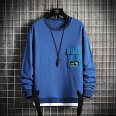 Streetwear Color Block Crew Neck Sweater, Sporty Long Sleeve Color Block Sweater, Color Block Crew Neck Sweater For Streetwear, Casual Color Block Sweater For Streetwear, Trendy Cotton Color Block Sweater, Winter Cotton Color Block Sweatshirt, Trendy Color Block Sweater For Streetwear, Winter Color Block Cotton Sweatshirt, Relaxed Fit Color Block Cotton Sweatshirt