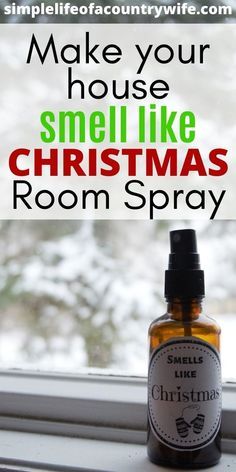 Diy Room Spray Essential Oils, Christmas Air Freshener, Air Freshener Recipes, Essential Oil Spray Recipes, Room Spray Recipe, Diy Room Spray