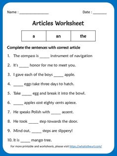 worksheet with words and pictures to describe