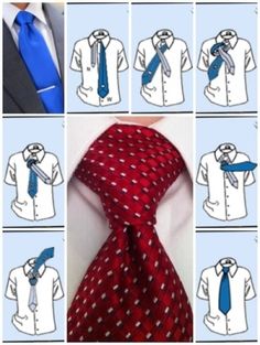 How to tie a tie pratt knot step by step DIY instructions ♥ How to, how to make, step by step, picture tutorials, diy instructions, craft, by Mary Smith fSesz Women's Armor, Necktie Projects, Make Step By Step