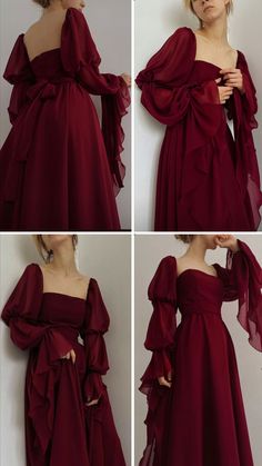 Gaun Koktail, Burgundy Prom, Prom Dress Evening, Cute Dress Outfits, Modest Dresses Casual, Burgundy Prom Dress, Designer Dresses Casual