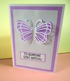 a card with a butterfly on it and the words making a pop up butterfly card on the cricut maker