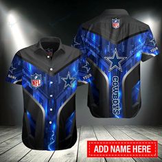 Shipping from the US. Easy 30 day return policy, 100% cotton, Double-needle neck, sleeves and hem; Roomy Unisex Fit. Cowboys Apparel, Cow Shirt, Nfl Games, Premium Fabric, Dallas Cowboys, Button Shirt, Upper Body, Formal Event, Fashion Games