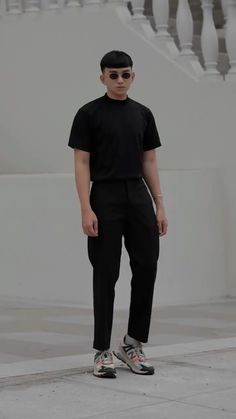 Oversized Shirt Men Outfits, Streetwear Outfit Men, Black Sneakers Outfit, Streetwear Ideas, Mens Summer Outfits, Street Fashion Men Streetwear