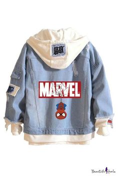 Marvel Fashion, Panel Jacket, Komplette Outfits, الرسومات اللطيفة, Casual Hoodie, Two Pieces, Avengers, Spiderman