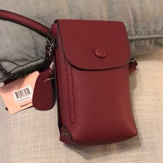 Wine Colored, Fits My Old Iphone 8+ With Room To Spare Small Dust Bag Included There Was An Old Sticker That Read $125, But I’m Sure I Didn’t Pay More Than $40. Trendy Red Phone Bag With Cell Phone Pocket, Casual Red Portable Phone Bag, Red Casual Phone Bag, Casual Red Phone Bag With Removable Pouch, Casual Bag With Hidden Phone Sleeve, Casual Red Phone Bag For Daily Use, Casual Red Phone Bag With Adjustable Strap, Old Iphone, Boho Crossbody Bag