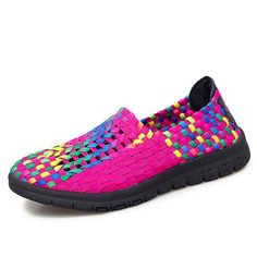 Némesis Flats - Ultra Seller Non-slip Slip-on Sneakers For Summer, Summer Flat Non-slip Slip-on Sneakers, Casual Summer Slip-on Sneakers, Non-slip Slip-on Sneakers For Summer With Flat Heel, Comfortable Multicolor Summer Sneakers, Comfortable Multicolor Sneakers For Summer, Pink Fabric Sneakers For Spring, Summer Breathable Slip-on Sneakers With Flat Heel, Spring Stretch Sneakers With Round Toe