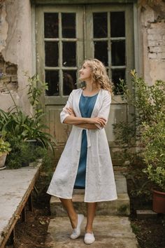 Hey, I found this really awesome Etsy listing at https://www.etsy.com/listing/732089431/linen-coat-white-coat-women-overcoat Simple Linen Dress