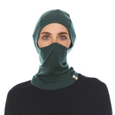 Warm and functional, this balaclava combines all the benefits of a hat and neck gaiter into one great item! Great for use under a hat or hood of a jacket, this item will soon become a fan favorite. Cover your head, ears, and mouth on the coldest of days, or pull it back and just utilize the neck covering if the temperatures rise. Versatility abounds with this balaclava. Functional Solid Balaclava For Winter, Functional Solid Color Balaclava For Winter, Winter Functional Solid Balaclava, Fitted Functional Balaclava For Winter, One Size Full Face Balaclava For Outdoor, Outdoor Full Face Balaclava, One Size Fits Most Full Face Balaclava For Outdoor, Fitted Windproof Balaclava For Winter Sports, Breathable Solid Balaclava For Winter