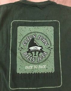 Elton John Billy Joel Face To Face 2001 Tour T Shirt L Graphic Tee #fashion #clothing #shoes #accessories #men #mensclothing (ebay link) Graphic Tee Fashion, Face To Face, Elton John, Tour T Shirts, Accessories Men, Ebay Store, Graphic Tshirt