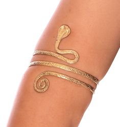 Spiral Cobra Snake Arm Band - GOLD Gold Festival Bracelet Body Jewelry, Snake Arm Band, Arm Band Jewelry, Fairytale Jewelry, Snake Jewellery, Arm Workout With Bands, Stem Challenge, Cobra Snake, Arm Band Tattoo