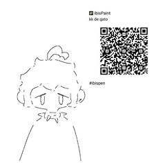 an image of a person with a qr code