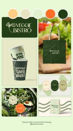 Identidade visual Healthy Food Branding, Food Branding, Visual Identity Design, Food Poster Design, Pet Logo Design, Bakery Logo Design, Restaurant Logo Design, Visual Branding, Brand Identity Pack